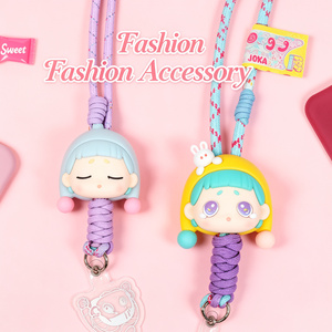 Lindo Cordón para Teléfono con Muñeco de Payaso <span class=keywords><strong>JOKA</strong></span>, Correa Antipérdida de Silicona Suave con Personaje de Dibujos Animados, Accesorio de Moda para Bolsos, Regalo - Product Image 5