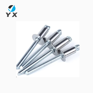 <span class=keywords><strong>Rivet</strong></span> à tête ronde en aluminium argenté brillant non revêtu, classe 4, poli miroir, pour revêtement architectural et signalétique - Product Image 1