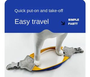 Tali kekang anjing dada reflektif, tipe Y, nyaman, bersirkulasi, kekang anjing untuk hewan peliharaan - Product Image 5