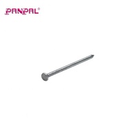 Kit de clous en fil d'acier courants 590 pièces pour travaux de menuiserie et de décoration, avec seau empilable portable