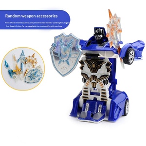 Sports Car One-Click Collision <strong>Transformation</strong> <strong>Toy</strong> for Boys-Plastic Material Model Display Piece - Product Image 3