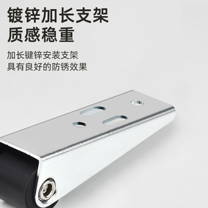 Directional Brakeless Extended <b>Bracket</b> Nylon Casters For Door Window Rollers Silver Zinc Alloy Industrial Design - Product Image 5