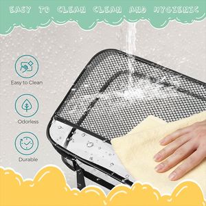 Sac de rangement pour jouets d'enfants en PVC personnalisé, avec organisation portable et étanche pour blocs de construction, fermeture éclair transparente pour le salon - Product Image 6