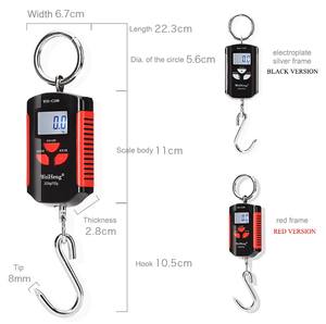 Bilancia Digitale Mini WH-C200 200kg/100g per Uso Industriale, Agricolo, Micro Gru, Bagagli Elettronica Intelligente - Product Image 3