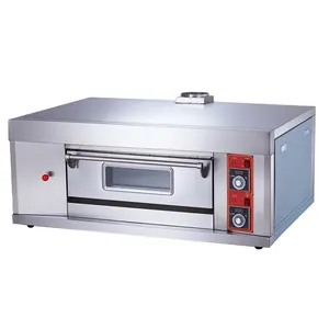 Manufacturers Price Small Industrial Outdoor Gas Stone Pizza Oven China Commercial Italian Glass Deck Gas Oven for Baking Used