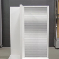 Usine bois blanc pleine vision 4 voies accessoires rayonnage détail pharmacie magasin supermarché gondole étagères