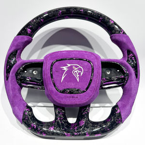 Volant en fibre de carbone forgé violet adapté aux Dodge Challenger Charger RT Durango <span class=keywords><strong>SRT</strong></span> Jeep <span class=keywords><strong>Trackhawk</strong></span> Chrysler 300 - Product Image 6