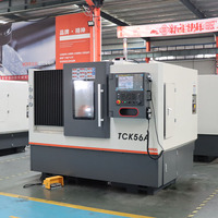 Torno CNC de Servicio Mediano TCK56A, Centro de Torneado con Engranaje Helicoidal, Sistema de Control GSK, Mecanizado de Precisión, Motor de Bancada Inclinada