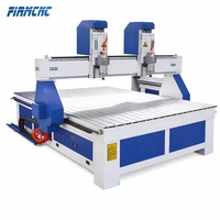 Routeur CNC à grande vitesse Jinan FIRMCNC 1325 à double broche pour le travail du bois, machine de fraisage CNC, Shandong Chine