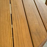 Ensemble de table à manger d'extérieur de luxe, mobilier de patio moderne en aluminium pour projets d'hôtels, de resorts et de villas