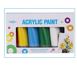Acrylic Paint 100ml Nontoxic Acrylic Paint Eco Friendly Acrylic Paint Kids Art Supplies