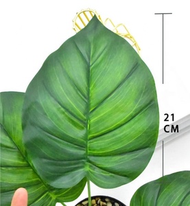 ใบประดิษฐ์,<span class=keywords><strong>ต้น</strong></span>สับปะรดสีเขียว<span class=keywords><strong>บอน</strong></span>ไซสำหรับตกแต่งบ้านสำนักงานโรงแรม - Product Image 6