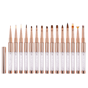 Cepillo Removedor de Polvo de Uñas de Nailon con Descuento Mixto de Alta Calidad con Diamante, Herramienta Profesional de Limpieza de Arte de Uñas, Suministros para Uñas - Product Image 1