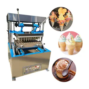 OCEAN automático helado comestible galleta Waffle taza de café máquina cono de helado hacer máquina India