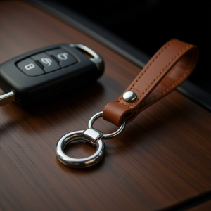 Portachiavi Ilan Split 25mm in Acciaio Inossidabile con Finitura Argento - Product Image 2