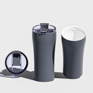 Stainless Steel Tumbler 12oz 15oz Double Wall Vacuum <b>Insulated</b> Travel Coffee <b>Mug</b> With Lid For Outdoor Use - Product Image 4