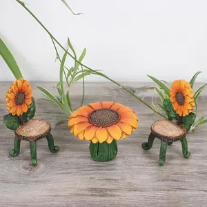 Resin Crafts Sunflower Home Decoration