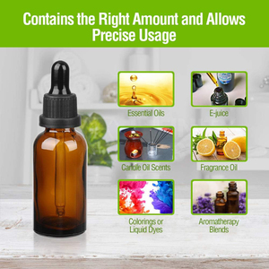 Botella con Gotero de 20 ml, Caja para Botella con Gotero, Botella con Gotero de Vidrio Rosa - Product Image 5