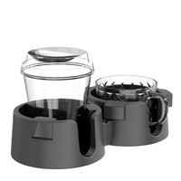 Sous-verre de table anti-déversement, porte-gobelet avec tapis antidérapant, convient aux boissons pour la maison, le bureau et l'extérieur