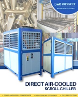 Évaporateur industriel en titane anodisé résistant aux acides pour refroidissement par électrolyse, moteur à économie d'énergie 30KW