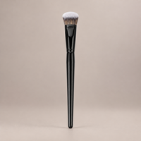Pinceau de maquillage professionnel KB116 avec fibre de haute qualité de 0,07 mm, virole en aluminium épaissie et manche en bois de qualité supérieure