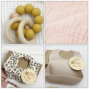 Coffret Cadeau Bébé Promotionnel : Couverture, Bavoir, Baptême, Ensemble Cadeau pour Nouveau-né - Product Image 4