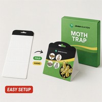 Piège collant écologique pour mites et insectes volants, usage intérieur/extérieur, vente en gros