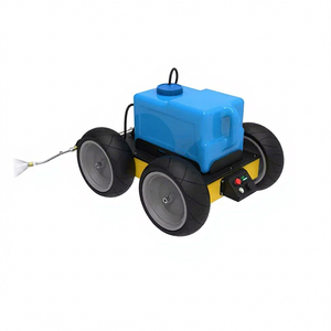 Plataforma Robótica UGV Personalizada de 4 Ruedas, Vehículo AGV Todoterreno Pequeño, Navegación Láser SLAM, 6-8 Horas de Autonomía, Color Azul Tanque Amarillo - Product Image 1