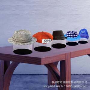 Inflatable <b>Hat</b> Holder Cylindrical Desktop <b>Display</b> Plastic Vertical Support Model Conventional Size - Product Image 4