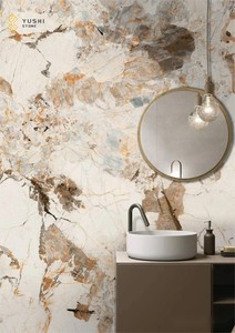 YUSHI vente en gros brillant doux lustre dalles <span class=keywords><strong>de</strong></span> pierre frittée pour salle à manger <span class=keywords><strong>piscine</strong></span> salon Hall planchers comptoirs - Product Image 4