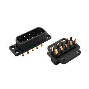Conector macho-hembra de cobre chapado en oro de 10 pines y 5A, terminal de señal de 10 núcleos y 5A para drones de protección de plantas y aeronaves RC - Product Image 1