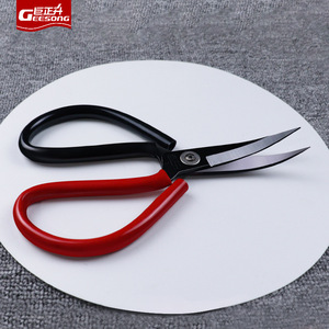 Juzhengsheng <span class=keywords><strong>Ciseaux</strong></span> à pointe incurvée en acier inoxydable faits à la main <span class=keywords><strong>Utilisation</strong></span> industrielle lisse pour la coupe en caoutchouc Sac en cuir Semelle de chaussure Arc - Product Image 4