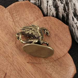 تمثال نحاسي تنين سحري تنين صغير زينة تيتروسور نحاسية منحوتة صغيرة الحجم - Product Image 5