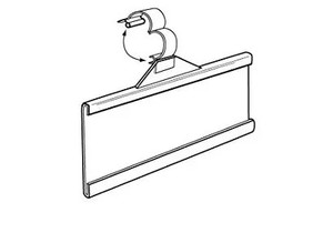 Pvc nhựa Kệ giữ nhãn treo dây hiển thị cho giá thẻ cho kho & siêu thị nguồn cung cấp - Product Image 3