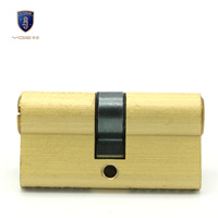 Cilindro de cerradura de puerta abierta doble 60mm Backset Safe Aleación de aluminio Cerradura de mortaja Llave maestra con latón Aleación de zinc Cobre