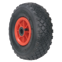 HL Hanak91,3.00-* 4 roue gonflable en caoutchouc 10 pouces alésage 20mm moyeu central 75mm idéal pour les camions, etc.
