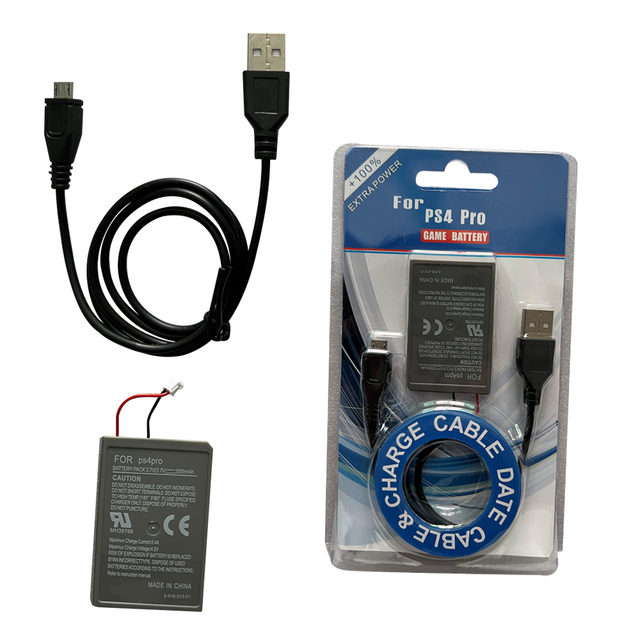 Rechargeable Battery Pack for Ps4 Pro 2000mAh Games Accessories Controller Battery for Playstation 4 Pro
