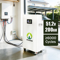 Technologie BMS intelligente, batterie LiFePO4 20 kWh, 48 V 400 Ah, armoire verticale, maison familiale, IP64, anti-poussière, contrôle par application WiFi, garantie