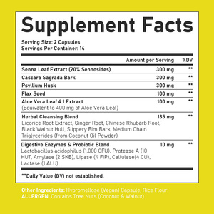 High Quality Colon Cleanse & Detox For Weight Loss Capsules Include Digestive Enzymes For Efficient Metabolization Capsules - Product Image 4