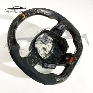 Para <span class=keywords><strong>Lamborghini</strong></span> <span class=keywords><strong>Huracan</strong></span>, <span class=keywords><strong>volante</strong></span> de fibra de carbono forjado personalizado 2014-2024 - Product Image 3