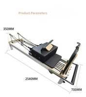 Lit de Pilates pliable en bois de chêne, multifonctionnel et portable, pour le remodelage corporel, machine de yoga pour la remise en forme, la salle de sport, la maison et le studio