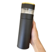 Mug isotherme intelligent en acier inoxydable 316 avec affichage de la température et infuseur à thé