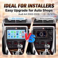Autoradio Android 9 pouces avec écran tactile IPS, CarPlay, GPS, Bluetooth pour Audi A4 A5 B8 S4 S5 2000-2009, système d'origine