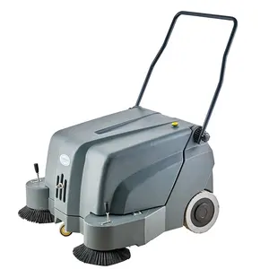 CLEANVAC Mini hand push cleaning Industrial walk behind floor sweeper for road cleaning garden road cleaning