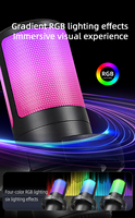 Microphone de jeu USB Type C Plug and Play avec éclairage RGB, micro à condensateur cardioïde pour diffusion en direct et enregistrement sur téléphone portable