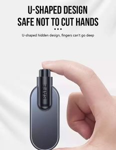 Brise-vitre multifonction en alliage d'aluminium monté sur véhicule, marteau de sécurité d'urgence deux en un, vent brisé - Product Image 4