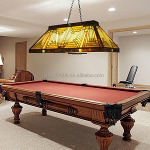 Lámpara Colgante Tiffany de 48 Pulgadas con 6 Luces, Suministro de Fábrica China para Comedor, Lámpara Colgante de Vidrio Teñido - Product Image 1