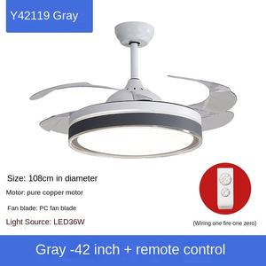 พัดลมติดเพดานระบบไฟฟ้า52นิ้ว6ใบมีเสียงรบกวนต่ำใช้ในบ้าน - Product Image 5