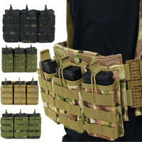 Pochette de rangement triple utilitaire pour équipement d'entraînement extérieur, accessoire Molle