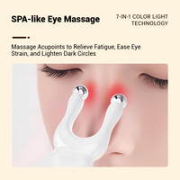 Outil de massage Gua Sha ABS pour la maison, soin des yeux et du cou, appareil galvanique vibrant pour lifting du visage, correction du nez, masseur facial Gua Sha